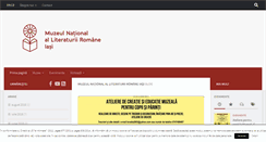 Desktop Screenshot of muzeulliteraturiiiasi.ro